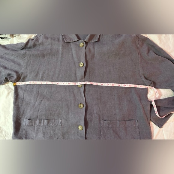 PA Company Boston - Boxy Linen Button Blouse - "One Size" - Picture 16 of 16